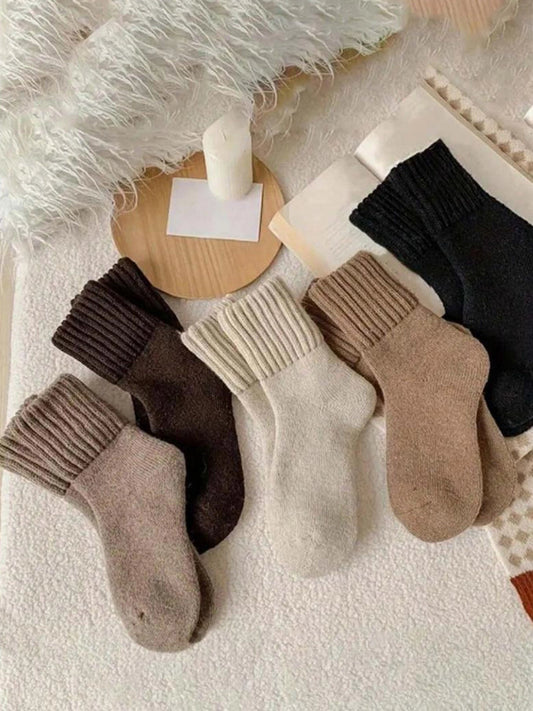 5-Pack Women’s Thick Fleece-Lined Winter Socks