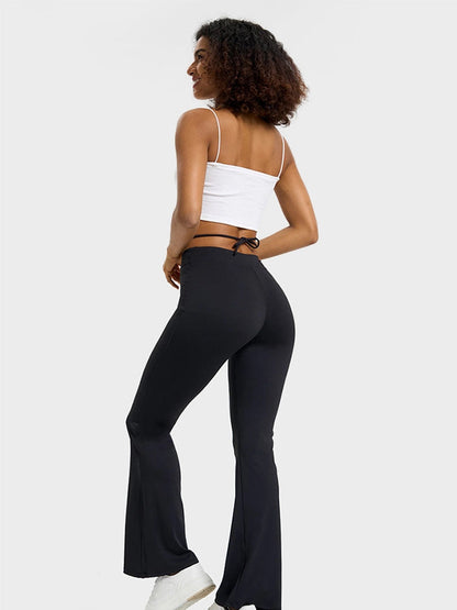 MAGIC CURVE High-Stretch V-Waist Tie Leggings