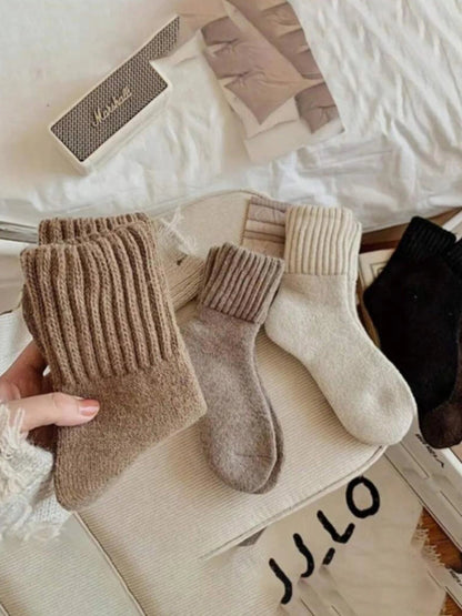 5-Pack Women’s Thick Fleece-Lined Winter Socks